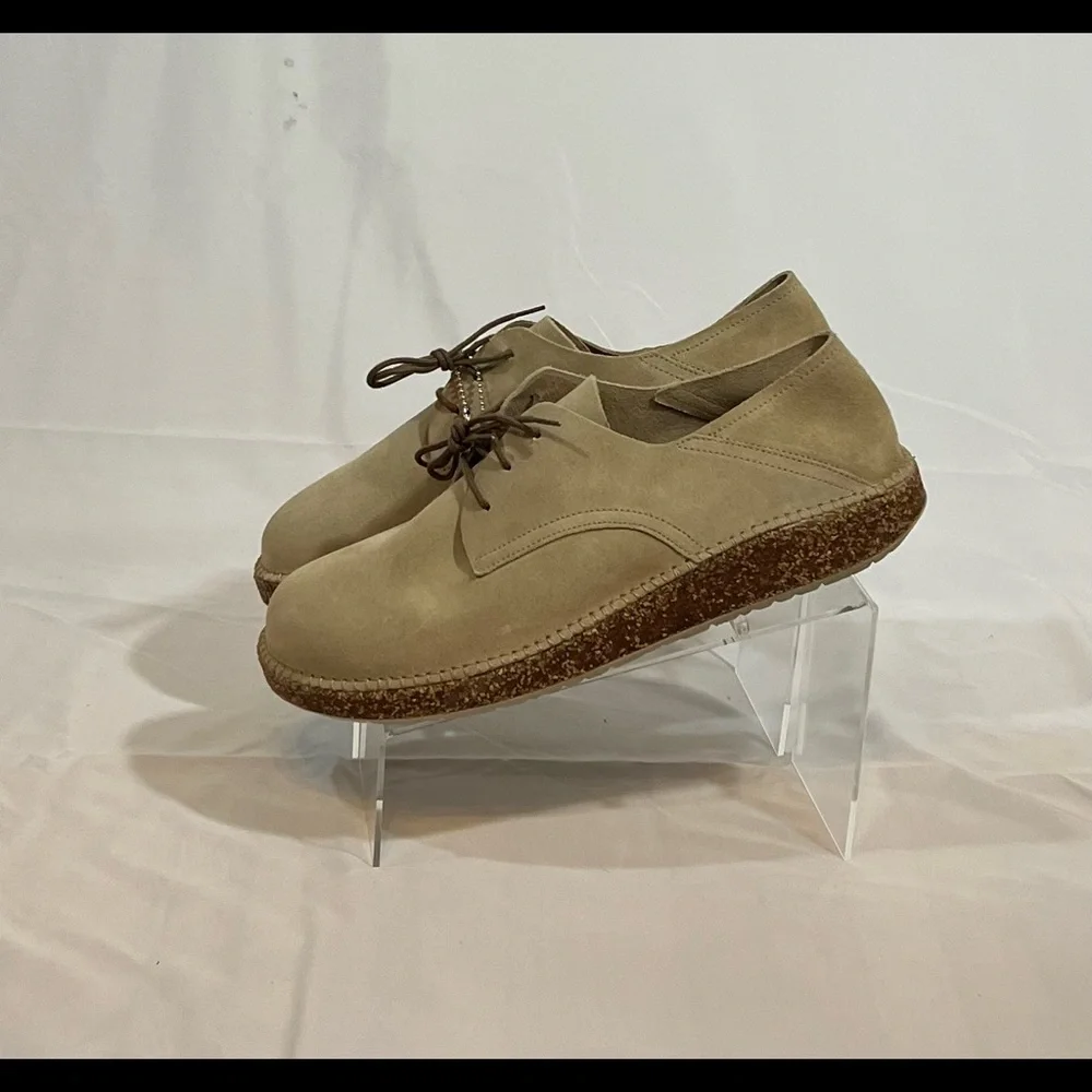 Birkenstock Gary Ginger Suede Leather Shoes size 13 US 46 EU - Picture 2 of 4
